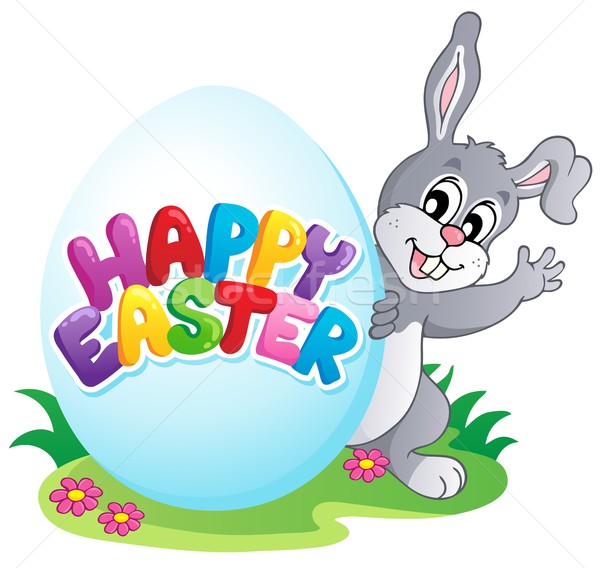 Happy Easter sign theme image 4 Stock photo © clairev