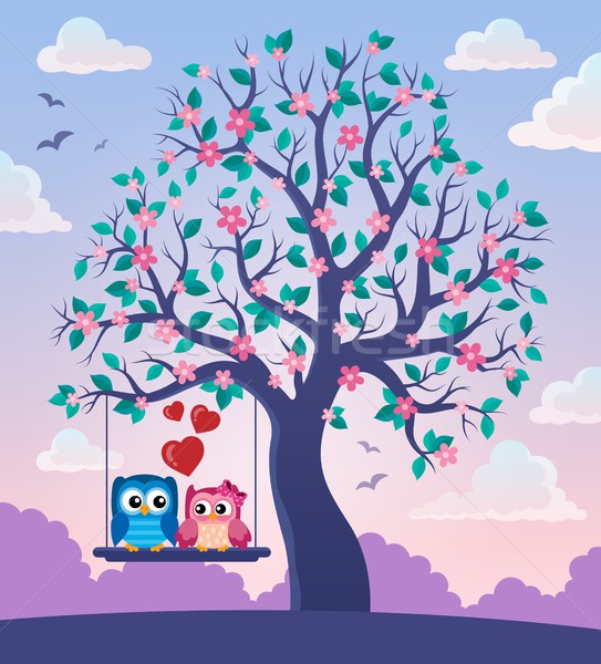 商業照片: 樹 · 情人節 · 貓頭鷹 · 心臟 · 葉 · 藝術