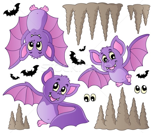 Cartoon bats collection Stock photo © clairev