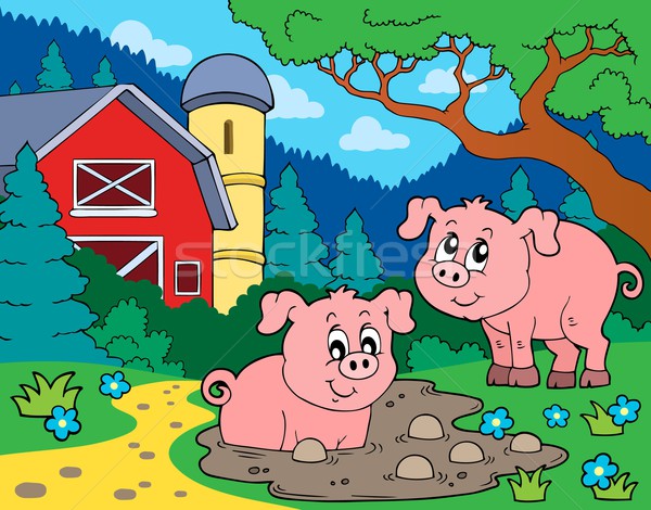 Pig theme image 7 Stock photo © clairev