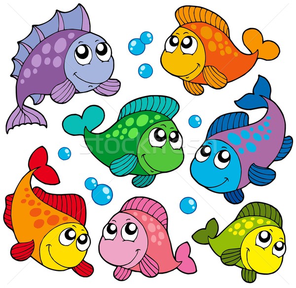 Various cute fishes collection 2 Stock photo © clairev