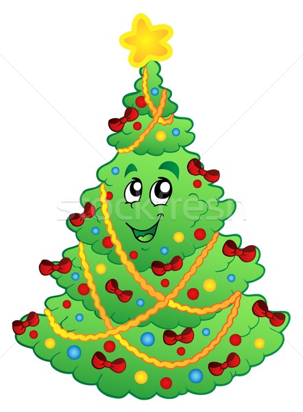 Decorated Christmas tree 1 Stock photo © clairev