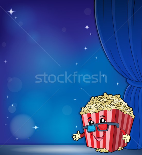 Stylized popcorn theme image 6 Stock photo © clairev