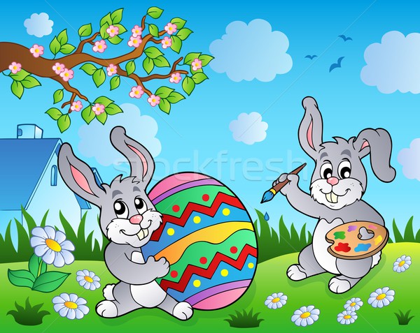 Easter bunny topic image 3 Stock photo © clairev