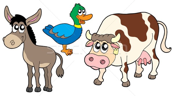 Stock photo: Farm animals collection 3
