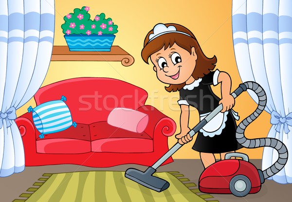 Cleaning lady theme image 4 Stock photo © clairev