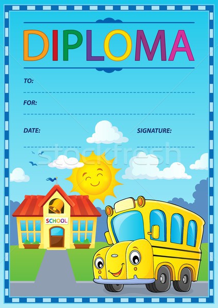 Diploma design image 1 Stock photo © clairev