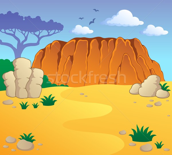 Australian theme landscape 1 Stock photo © clairev