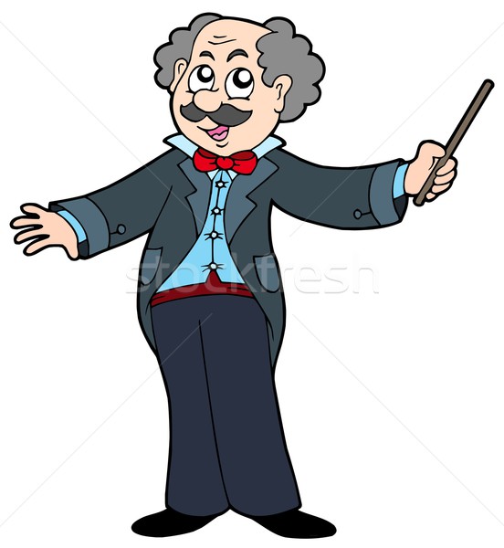 Music maestro Stock photo © clairev