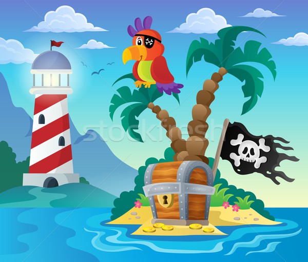 Small pirate island theme 3 Stock photo © clairev