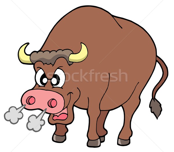 Angry bull Stock photo © clairev