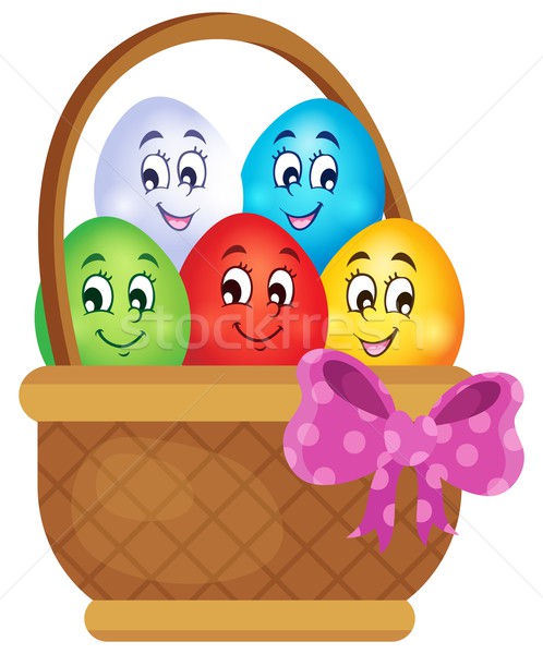 Easter eggs thematic image 5 Stock photo © clairev