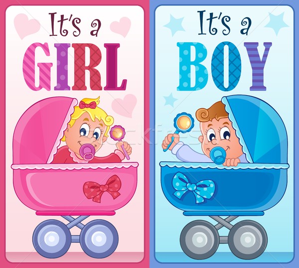 Is it a girl or boy theme 7 Stock photo © clairev