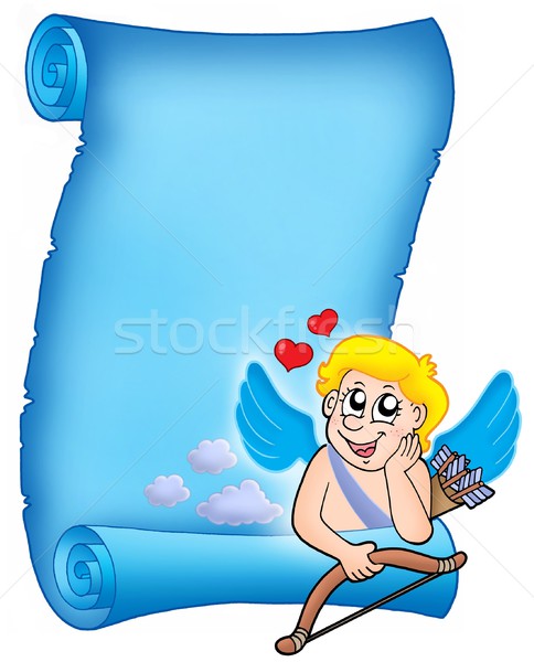 Valentine blue letter Stock photo © clairev