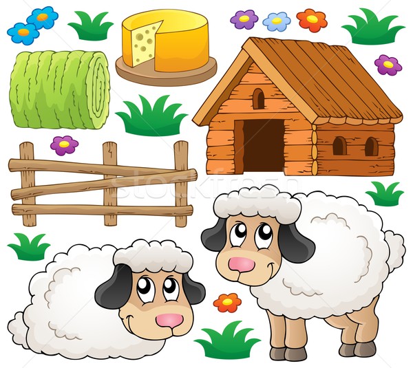 Sheep theme collection 1 Stock photo © clairev