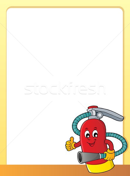 Fire extinguisher topic frame 1 Stock photo © clairev
