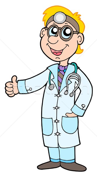 Cute doctor Stock photo © clairev