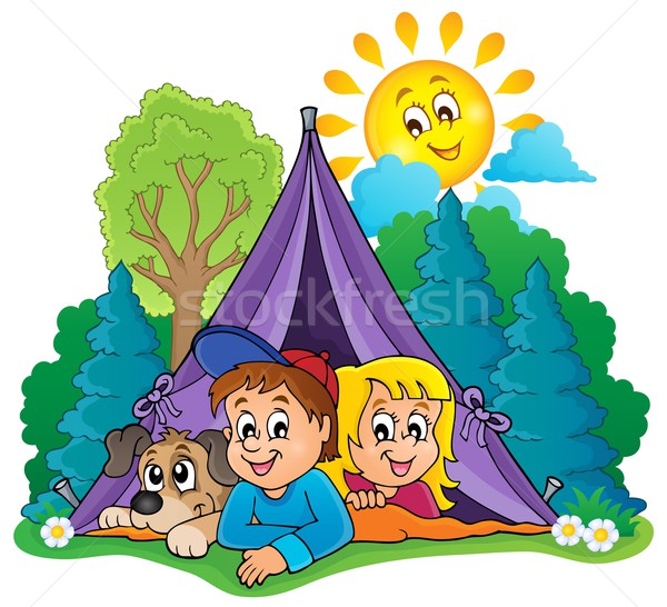 stock photo: camping theme image 2