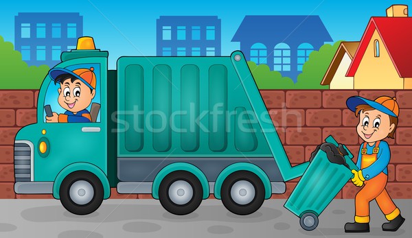 Garbage collector theme image 3 Stock photo © clairev