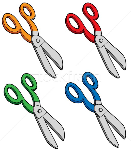 Various colors scissors Stock photo © clairev