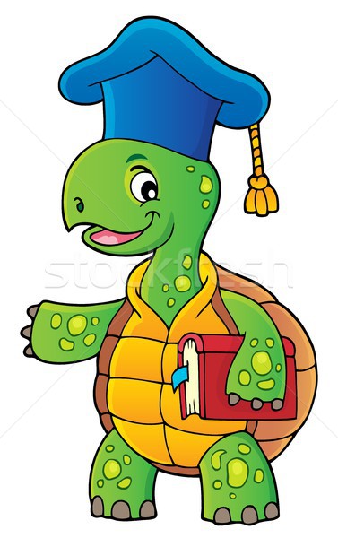 Turtle teacher theme image 1 Stock photo © clairev