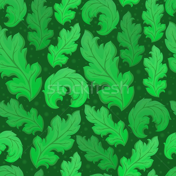 Leafy seamless background 5 Stock photo © clairev