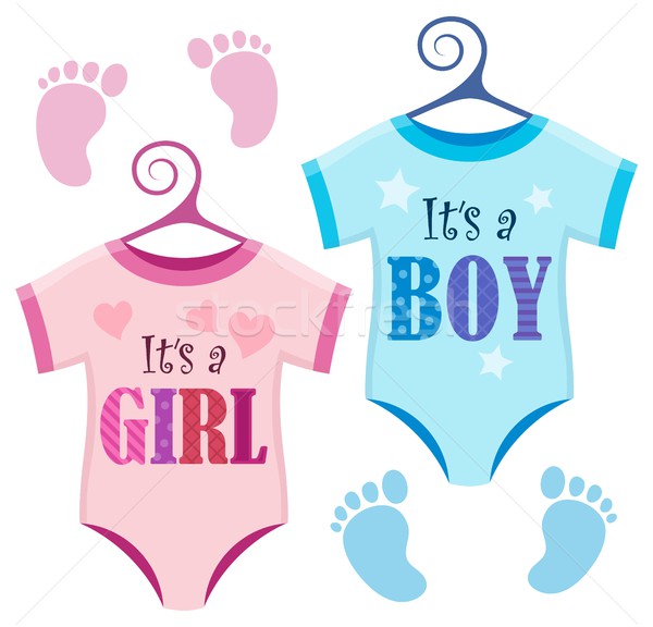 Is it a girl or boy theme 8 Stock photo © clairev