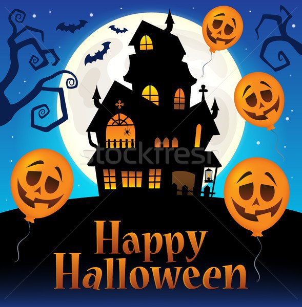 Happy Halloween sign thematic image 7 Stock photo © clairev