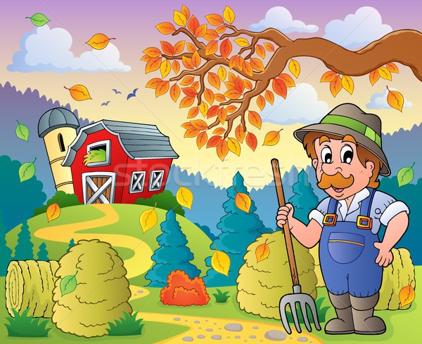 Autumn farm theme 9 Stock photo © clairev
