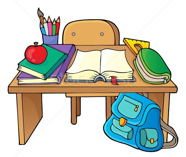 School desk theme image 1 Stock photo © clairev