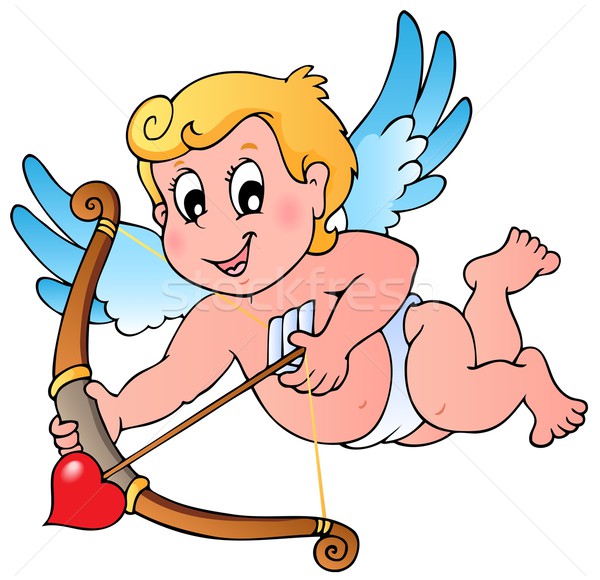 Valentine Cupid theme 1 Stock photo © clairev