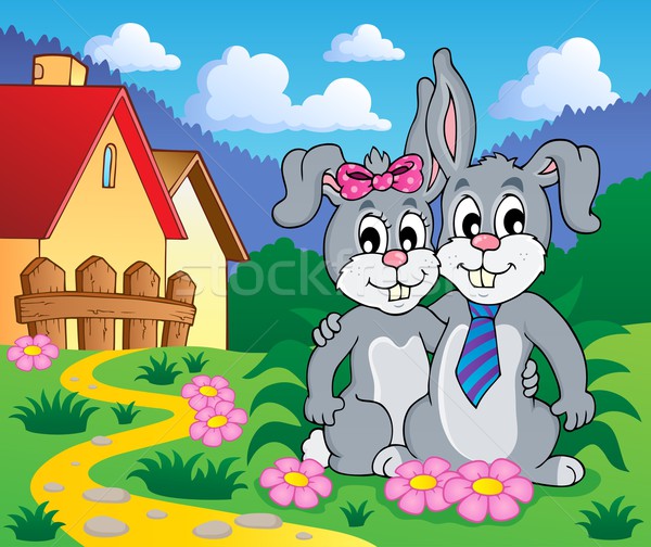 stock photo: image with rabbit theme 8