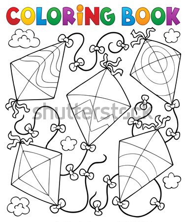 Coloring book mining collection 1 Stock photo © clairev