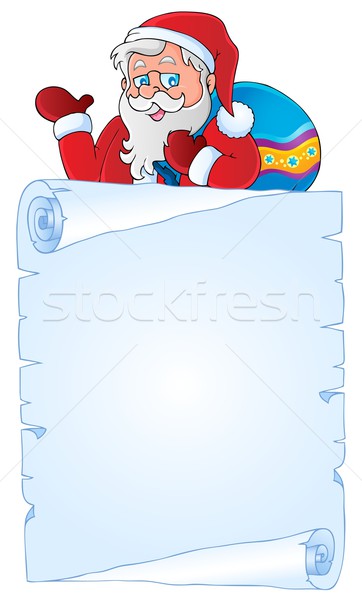Christmas thematic parchment 3 Stock photo © clairev