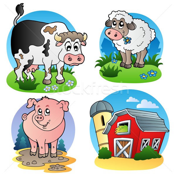 Various farm animals 1 Stock photo © clairev