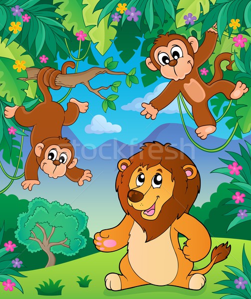 Animals in jungle topic image 5 Stock photo © clairev