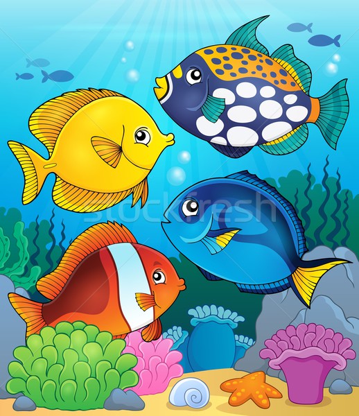 Coral reef fish theme image 4 Stock photo © clairev