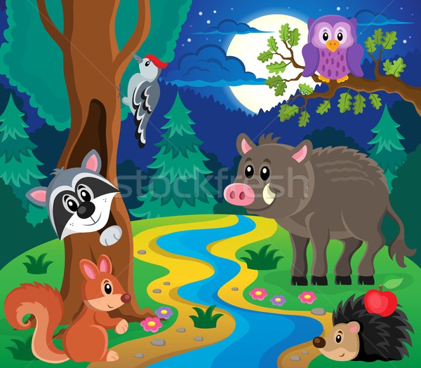 Forest animals topic image 7 Stock photo © clairev