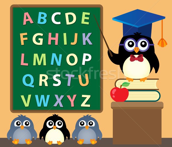 School penguins theme image 3 Stock photo © clairev