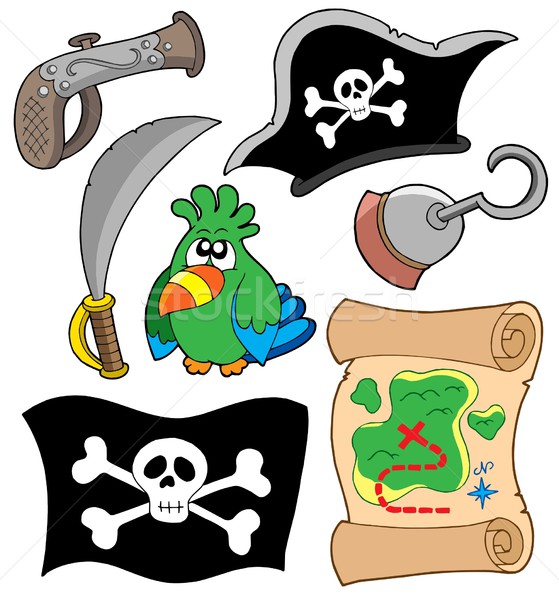 Pirate equipment collection Stock photo © clairev