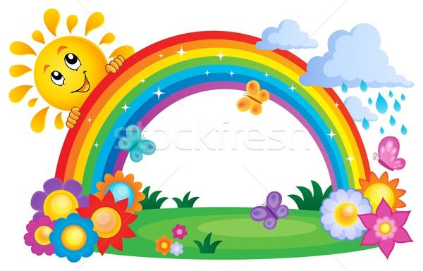 Foto d'archivio: Rainbow · argomento · immagine · fiore · fiori · primavera