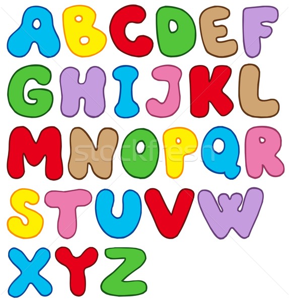 Cartoon alphabet vector illustration © Klara Viskova (clairev) (#303248 ...