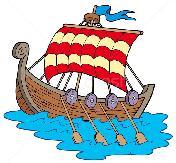 Viking boat Stock photo © clairev