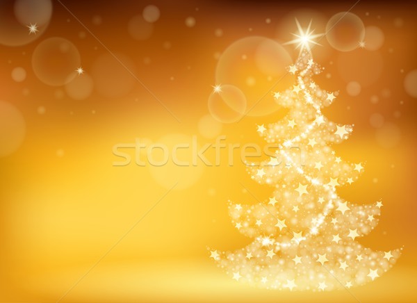 Christmas tree topic background 3 Stock photo © clairev