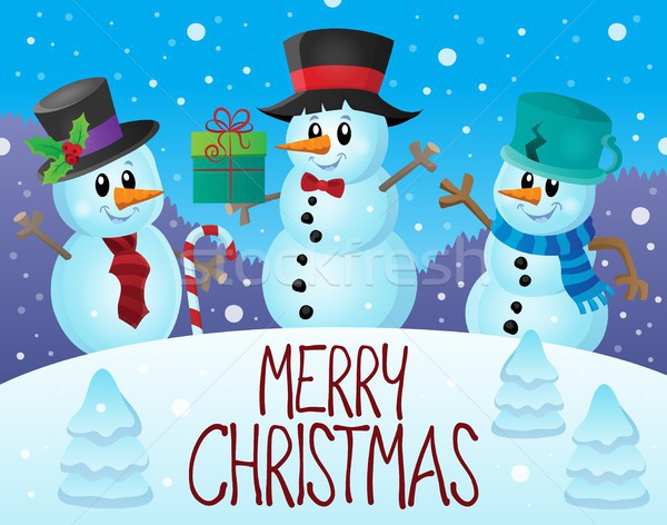 Merry Christmas thematics image 7 Stock photo © clairev