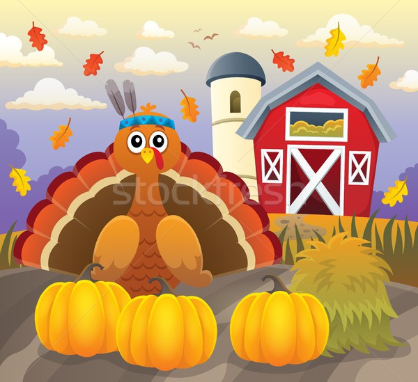 Thanksgiving turkey topic image 5 Stock photo © clairev