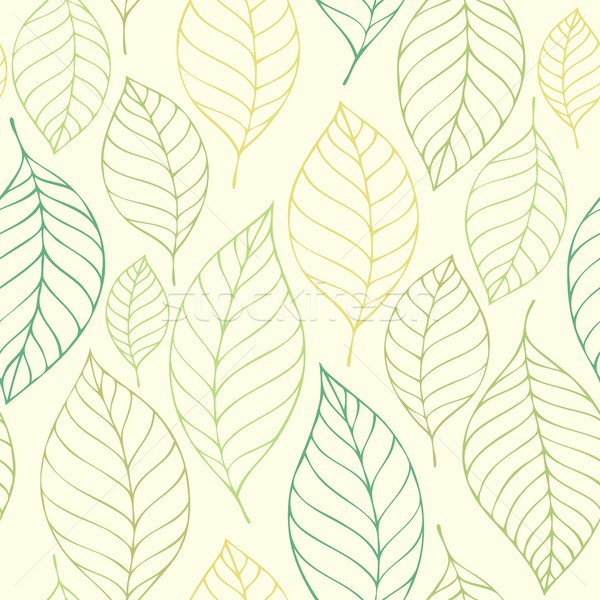 Leafy seamless background 7 Stock photo © clairev