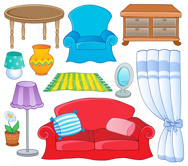 Furniture theme collection 1 Stock photo © clairev