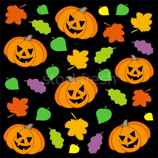 Halloween Background 1 Vector Illustration C Klara Viskova