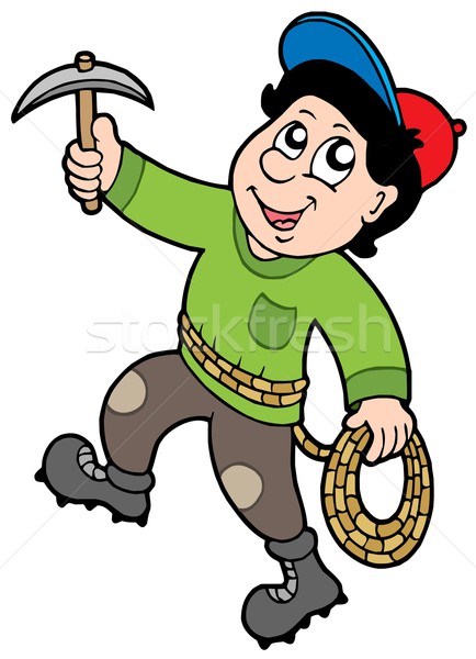 Rock climber Stock photo © clairev